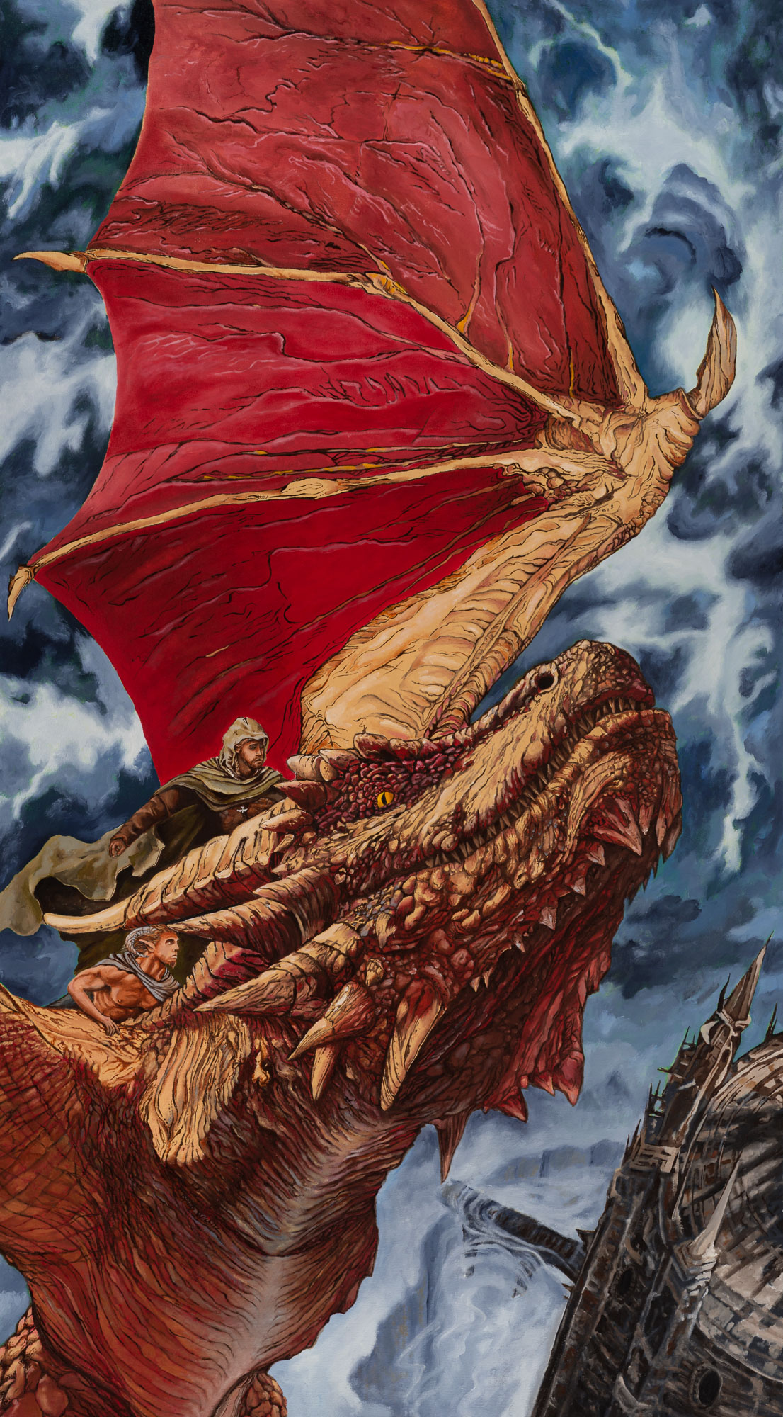 David Willits Fantasy Art | Dragon in flight